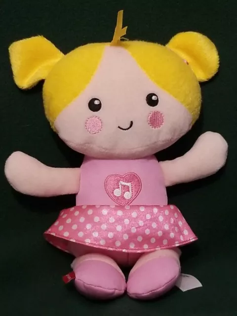 FISHER PRICE MY FIRST SILLY & SWEET BABY DOLL Sounds & Music Soft Plush Doll