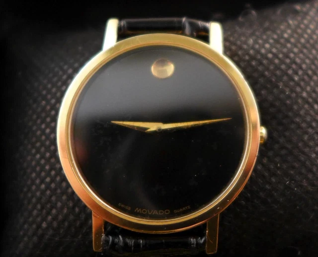 Classico, Elegante Quadrante Oro Museo Movado Uomo/Donna Quarzo 32mm 813439