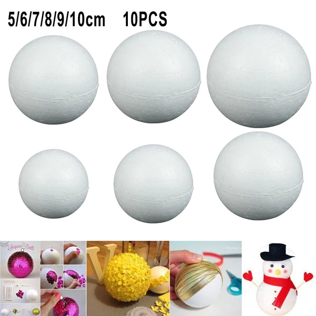 STYROPORES 20mm/20 Pcs. Noël Pâques Boules De Mousse Blanc