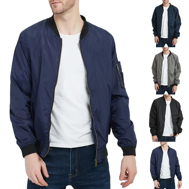 Cappotto Alla Moda Manica Lunga Uomo Uomini'S ' S Vestiti Giacca SPORTS