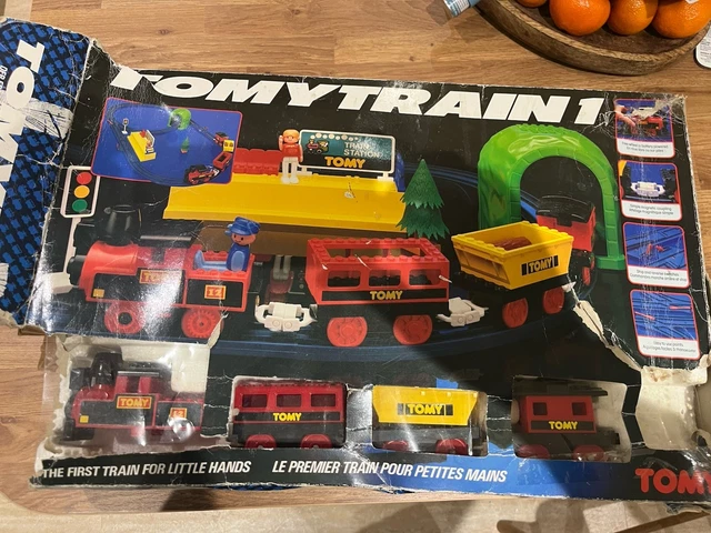 VINTAGE TOMY TRAIN PLAY SET #1 WITH ORIGINAL BOX - No Train £11.12 ...