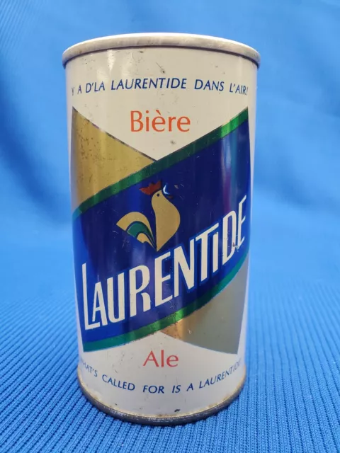 Vintage Molson LAURENTIDE Ale - EMPTY 12oz SS Pull Tab Beer Can - CANADA