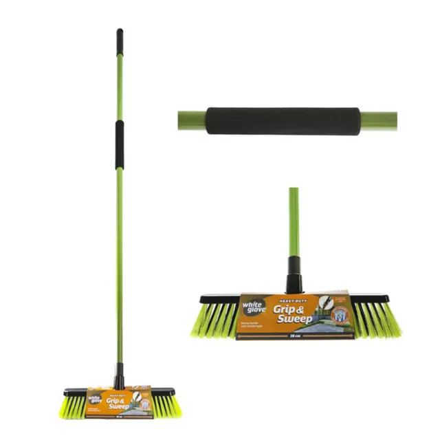 1.3M Outdoor Indoor Push Broom Soft Grip Handle Heavy Duty Sweeper Cleaner