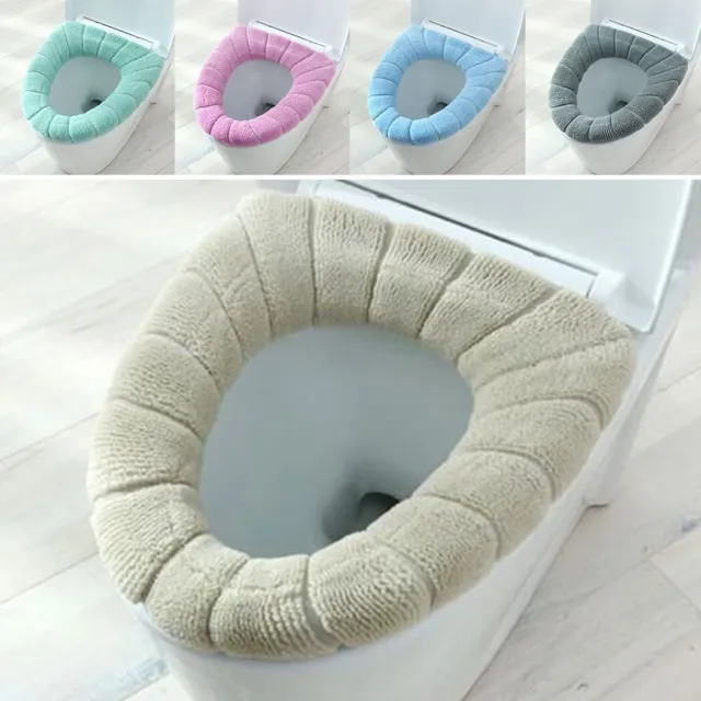 Pratico cuscino sedile WC forma a D spessore universale lavabile 30*30 cm acrilico