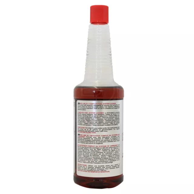 RED LINE SI-1 Fuel System Cleaner Concentrated Treatment Additive Bottle 443ml 3