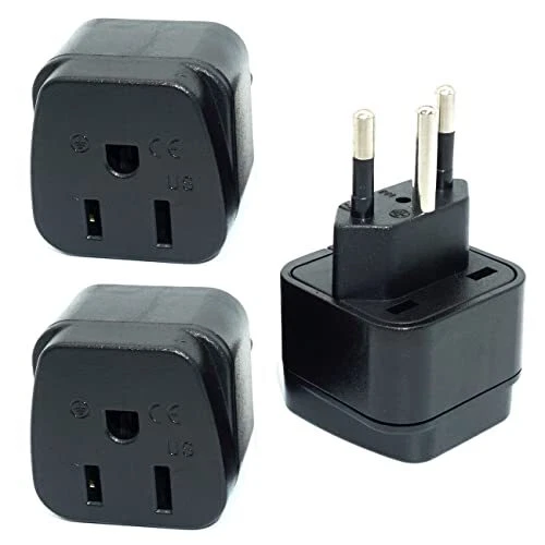 Us/Canada/Japan To Switzerland/Liechtenstein (Type J) Plug Adaptor, 3-Pin Type B
