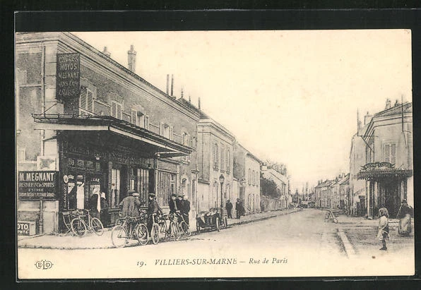 CPA Villiers-sur-Marne, Rue de Paris