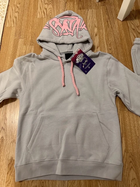 SYNA WORLD LOGO Tracksuit Grey/Pink Medium Central Cee