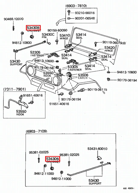 thumbnail image 2 of Genuine Toyota Thermostat – 2F 4.2L Petrol For LandCruiser 40/45/60 Series (90916-03052) 2 of 5