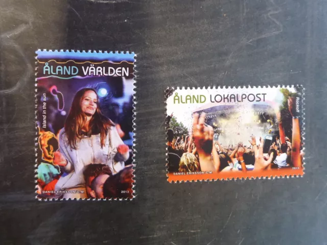 2013 Aland, Finland Music Festivals Set 2 Mint Stamps Mnh