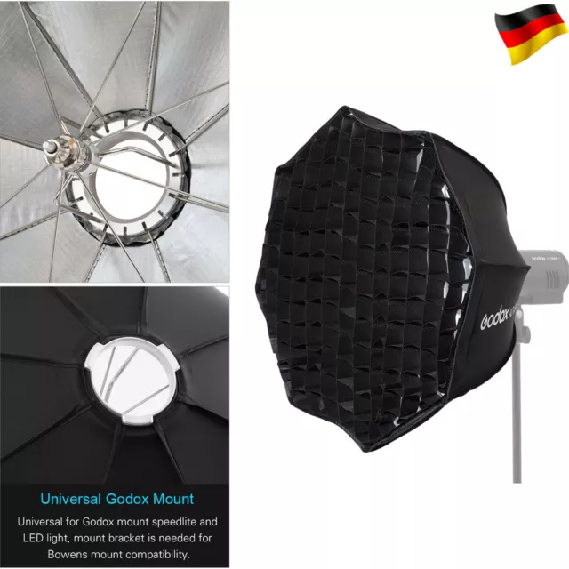 Godox AD-S60S Grid Softbox Godox Mount für ML60 ML30 AD300Pro AD400Pro