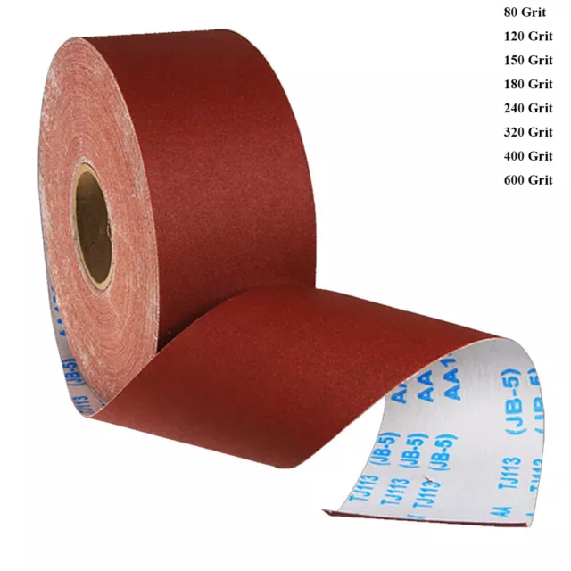 Sandpaper Roll Emery Cloth Sanding Abrasive Sheets 80 120 180 240 400 600 Grit