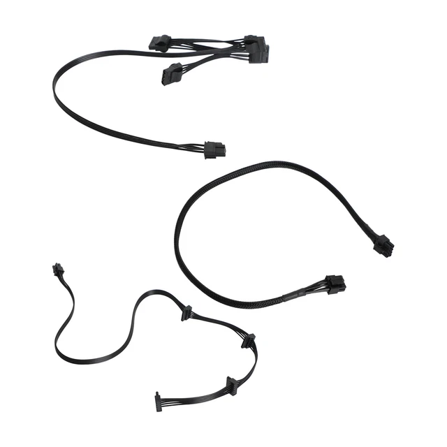 PCIe GPU 6 Pin to 4 SATA Cavo di alimentazione PSU per Corsair RM1000X RM850X