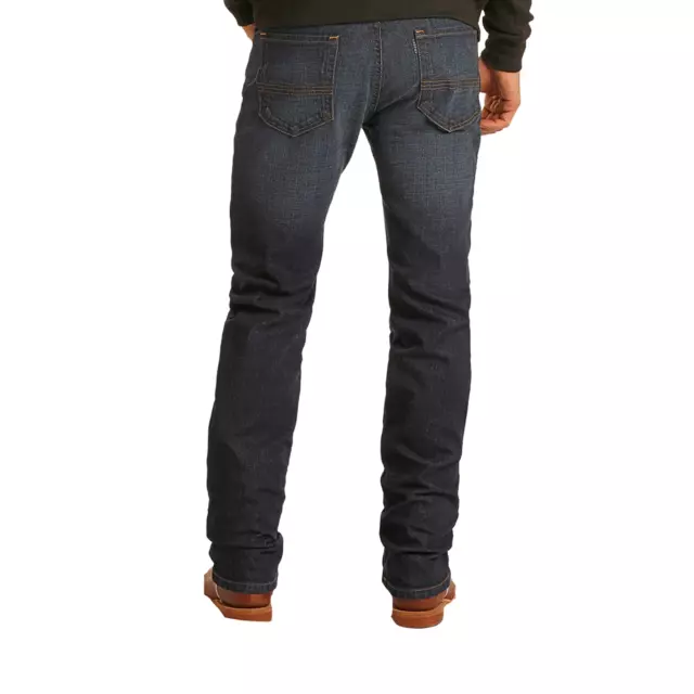 Rock & Roll Denim Men's Hooey Reflex Revolver Dark Wash Jeans M1R1806-40