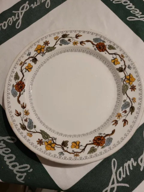 Greenbrier Resort Hotel Buffalo China 8" Salad Plate With Chip Or Repair