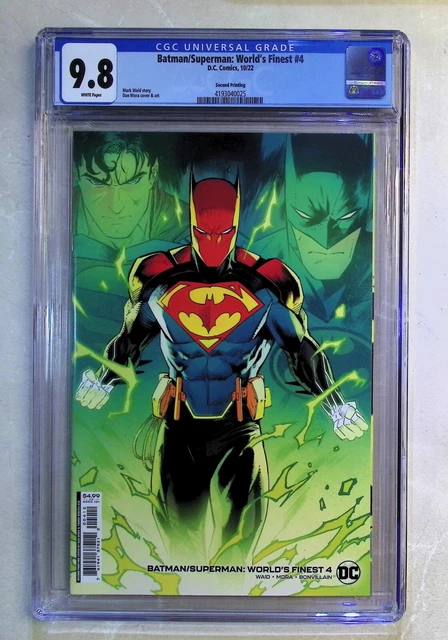 Batman Superman World’s Finest #4 2023 DC Comics Dan Mora 2nd Print CGC 9.8
