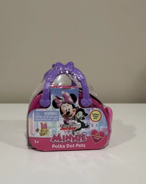 Disney Junior Minnie Mouse Polka Dot Pets Collectible Figure NEW