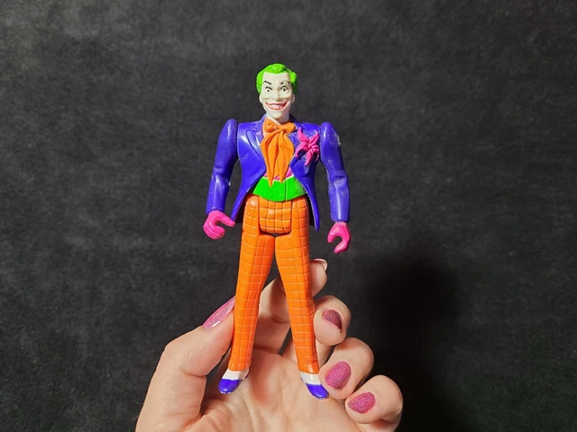 1990 Kenner Batman The Dark Knight Collection Knock Out Joker Loose Figure!