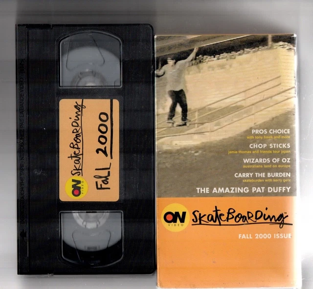 ON VIDEO SKATEBOARDING Fall 2000 Issue VHS **VHS Skateboard** £14.99