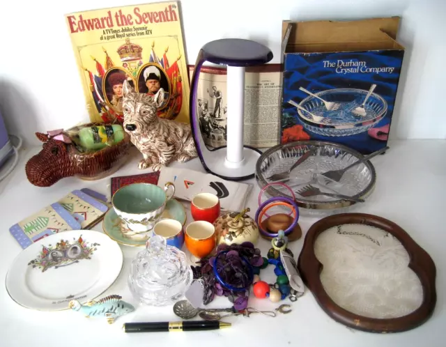 Job Lot Of Mixed Vintage Collectables, Trinkets, Curios, Treasures, Bits & Bobs.