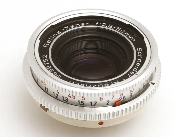 Schneider Kreuznach Retina Xenar 1:2.8 / 50 mm #9699752 para Kodak Retina Reflex