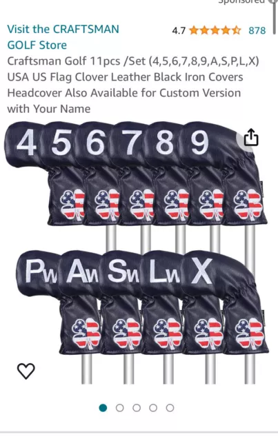 Craftsman iron Head Covers Golf