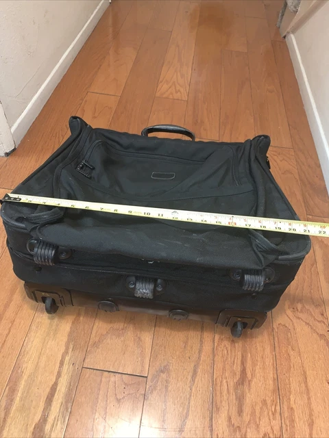 Tumi Black Wheeled Large Bifold Garment Bag Luggage 22” X 22” X 12” 10