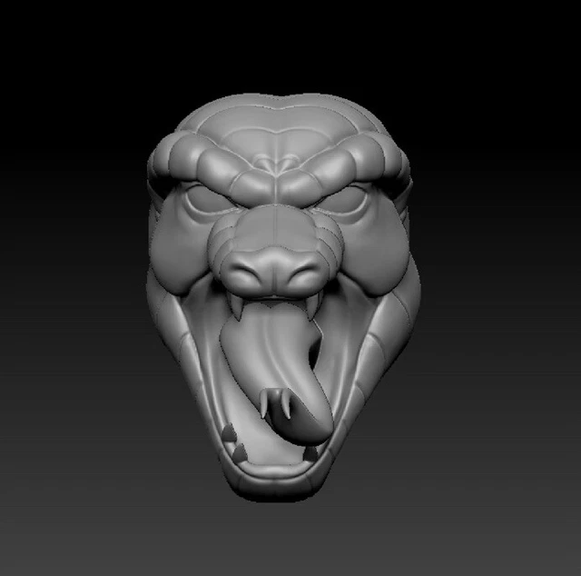 3D PRINTED - Custom The Lizard Animated Marvel Legends Scale - Head ...