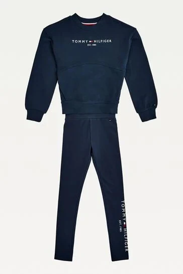 Set Top E Leggings Essenziali Tommy Hilfiger Nuovo Con Etichette Bambina 14 Anni Prezzo Prezzo Prezzo £80