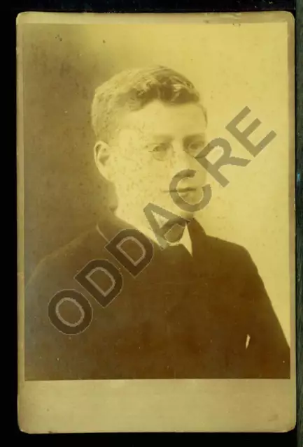 CABINET CARD VICTORIAN EDWARDIAN GENT C1902 Anonymous Carte Visite