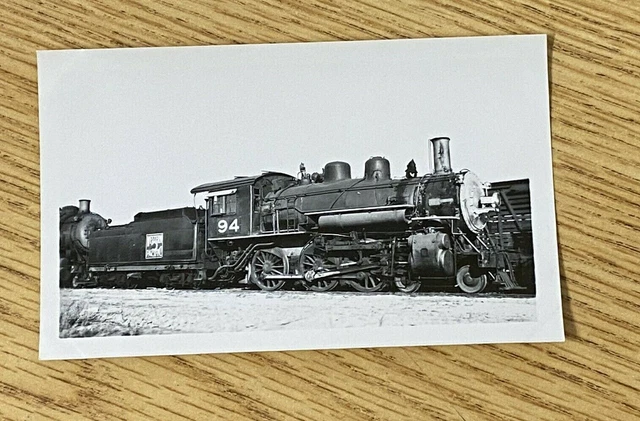 WESTERN PACIFIC RAILROAD Steam Engine Locomotive No. 94 Vintage Photo £ ...
