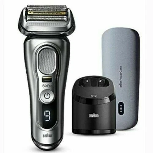 BRAUN SERIES 9 Pro Electric Shaver with PowerCase Black/Silver
