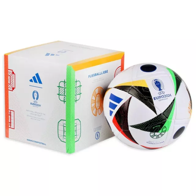 Adidas Pallone Europeo 2024 Pro Con Confezione Originale Calcio Calcetto In9369