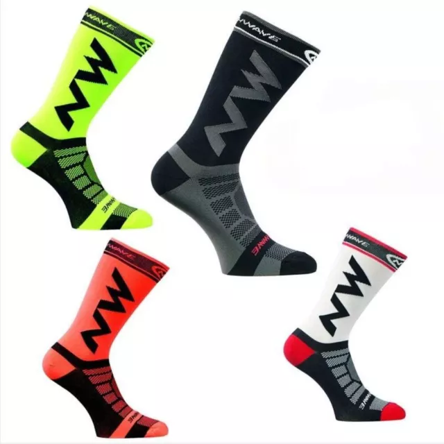 1 Pair Breathable Cycling Socks Nylon Bicycle Sock Sports Socks Running