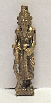 Buddha Hermit Crab Bonze Pilgrim Figure Brass Figurine Cambodia Asia e15D