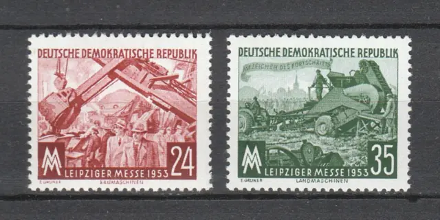 DDR 1953 - Michel-Nr. 380-381 einwandfrei postfrisch