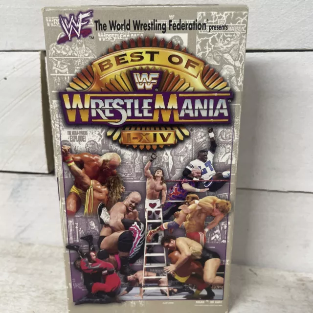 WWF BEST OF Wrestlemania I - XIV - VHS Hulk Hogan / Andre The Giant ...