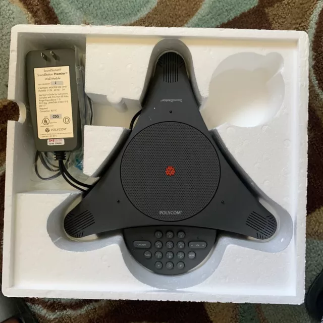 Polycom SoundStation Analog Conference Phone - Complete W/ Original Box - TESTED