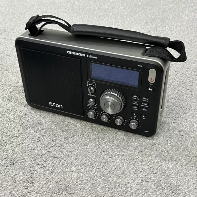 Eton Field Radio Grundig Edition-AM/FM/SW Digital Tuner no AC