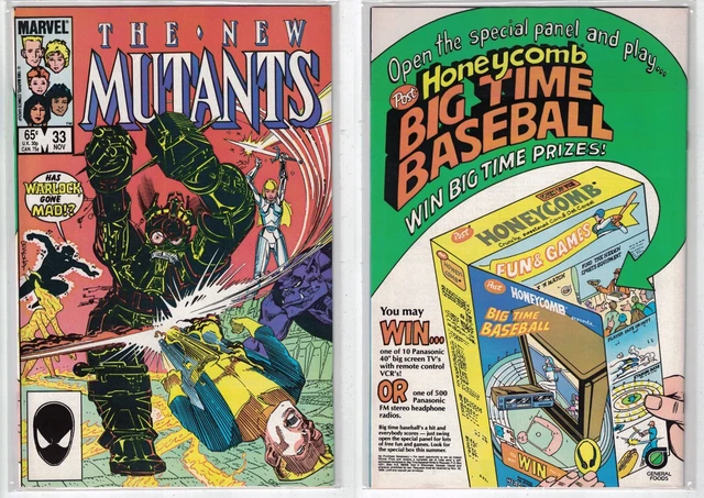 The New Mutants #33 (Vol 1, Nov 1985)  Chris Claremont & Steve Leialoha  [NM+]
