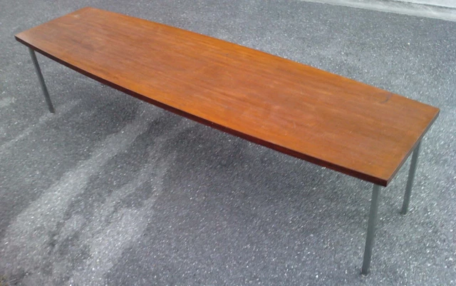 Grande Table De Repas Magnani Monaco 1960 - Style Guariche/Motte - 200x80cm
