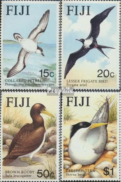 fidji-îles 534-537 (complète edition) neuf avec gomme originale 1985 oiseaux de