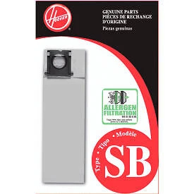 Hoover Type SB Allergen Bags, 10 Pack Hoover Company AH10170 073502033791