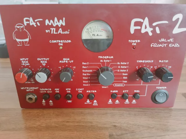 TL Audio FAT MAN Fat 2 Ventil Front End & Kompressor Begrenzer