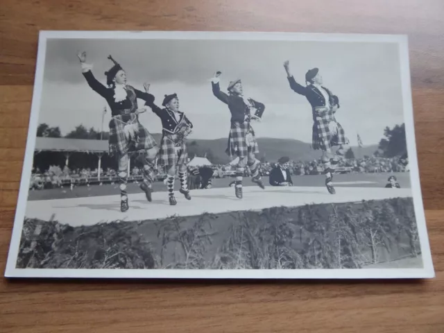 Scottish Highland Dancers unbranded Postcard