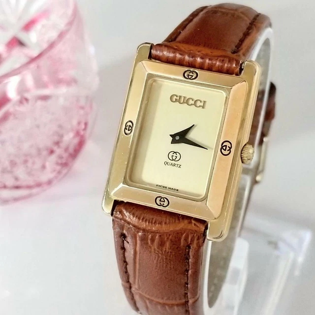 GUCCI 0.925 STERLING Rare 4200 SL quartz watch Appraised genuine 