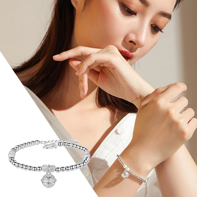 Glocke Armband Mädchen Ethno-Stil Einfache gefrostete Kugel Kugel Handschmuck