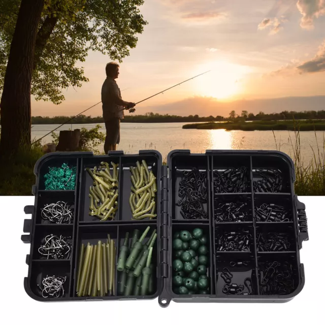 421Pcs/Box Carp Fishing Tackle Kit Including Boilie Bait Screw Link Swivel 2