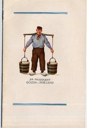 The Producer Brand  Gouda & Edam Cheese Booklet Holland 1950's
