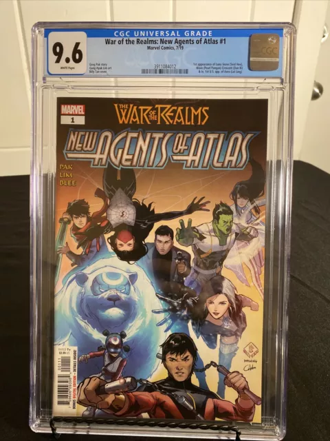 War of the Realms: New Agents of Atlas #1 CGC 9. 6🔥 1st Luna Snow 1st Aero!
